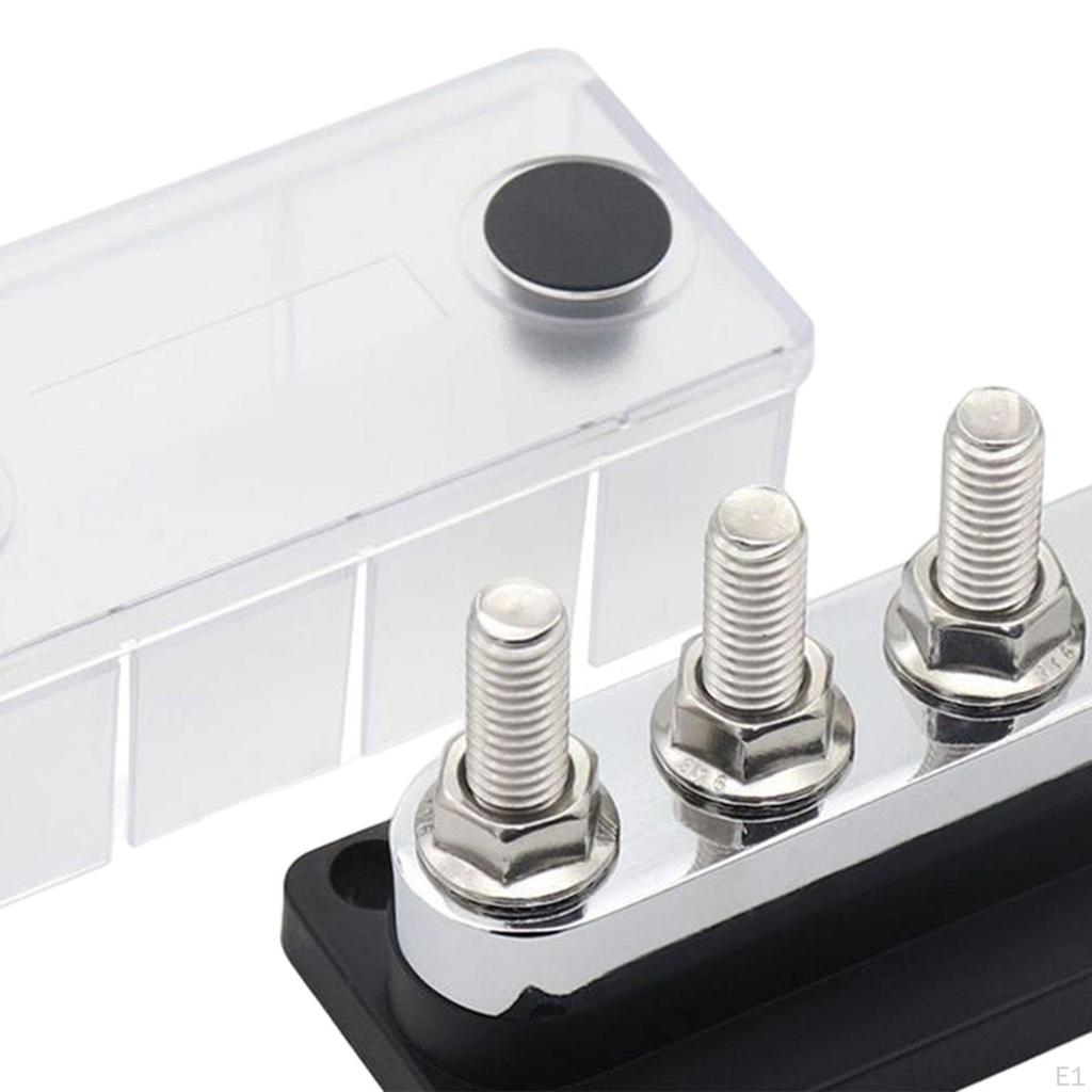 4 Way Bus Bar Power Distribution Block Electrical Terminal for Marine