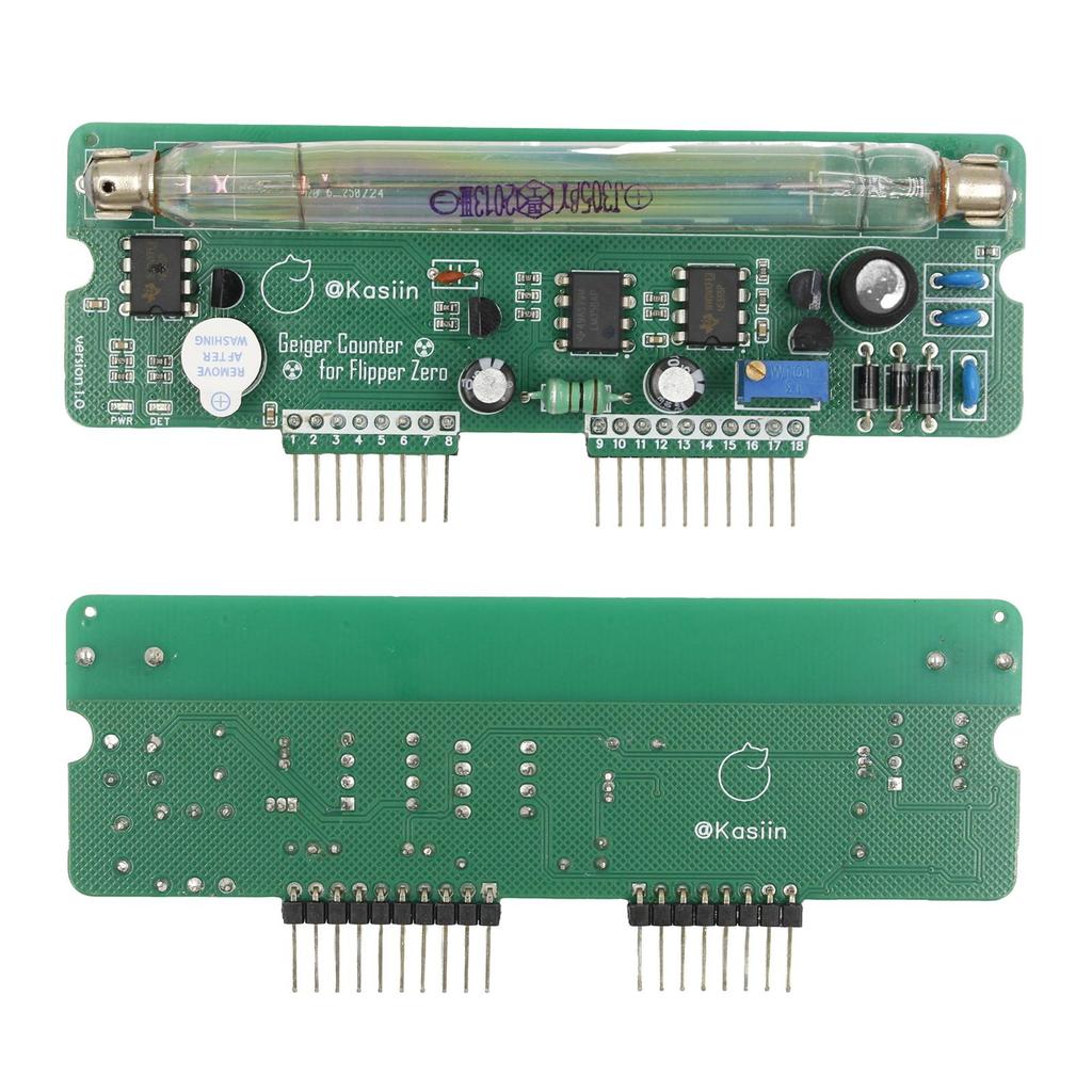 For Flipper Zero Multiboard Expansion Board Geiger Counter Module Kit Assembled Radiation System DIY Miller Tube