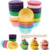100Pcs Muffins Paper Cupcake Wrappers Baking Cups Cases Muffin Boxes Cake Cup Decorating Tools Kitchen Cake Tools Diy