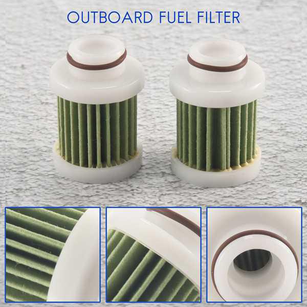 2-Pack 6D8-WS24A-00 Filter Element for Yamaha Outboard Motors 40-115HP