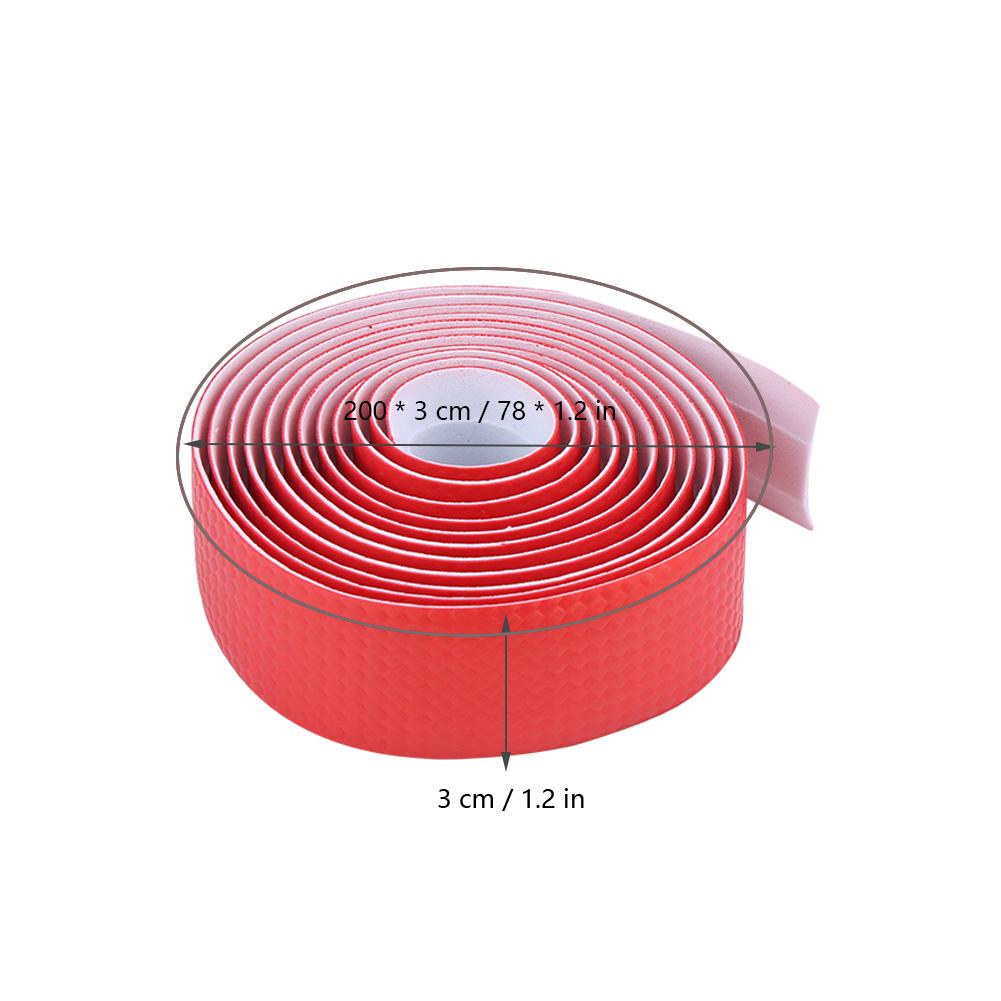 1 Pair Bicycle Road Bike Cycling Handlebar Handle Grip Tape Wrap (Red)