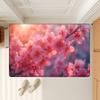 Cherry Blossom Art Pattern Hallway Carpet Non-Slip Laundry Room Mat Laundry Decor Balcony Child Living Room Bedside Area Rugs