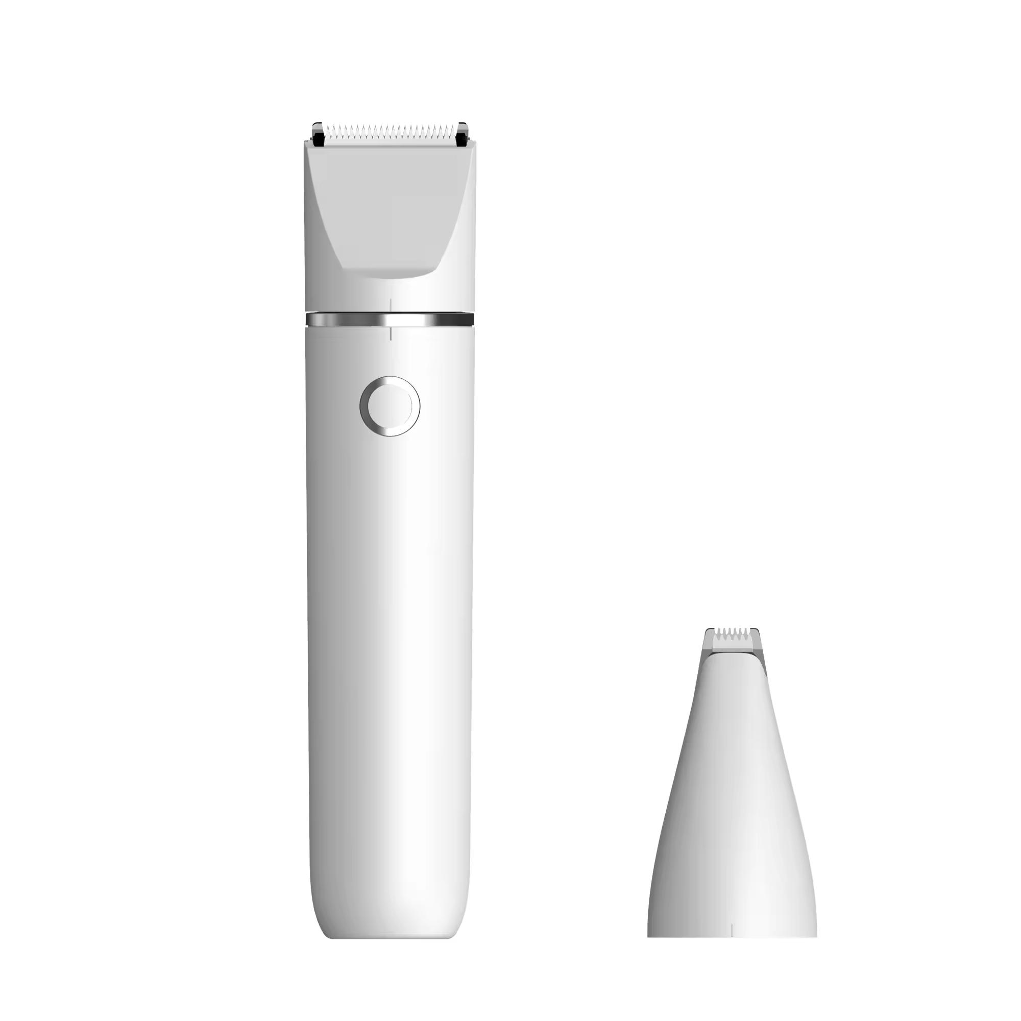 Electric Clippers Rechargeable Clippers Multi-Blade Replaceable Hair Trimmer Pet Grooming Multi-Function Dog Hair Remover белый