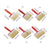 4 Pack Wall and Deck Stain Brushes with Ferrules Convenient Accessory for Solvent Base Paints Wood Finishes Use