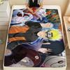 Anime Naruto pattern Flannel Blanket, High quality Comfortable for All Seasons, Home Decor, Warmth and Comfort, Perfect for Gifts.
