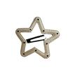 2-6Pcs Fashion Black White Polka Dots PU Leather Star Hairpin Hair Side Clips For Women Girls Hair Accessories Y2K BB Hair Clips