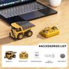 1/64 Rc Excavator Desktop Mini Rc Car Remote Control Truck Engineering Vehicle Toy Trucks Children Toys Boys Kid Christmas Gifts