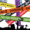 1pc Halloween Warning Strip Plastic Isolation Tape Party Haunted House Decoration Horror Atmosphere Danger Do Not Enter Warning