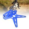 Motorrad Kennzeichenhalter Winkelverstellung Klappbar Blau Motorrad Kennzeichenhalter