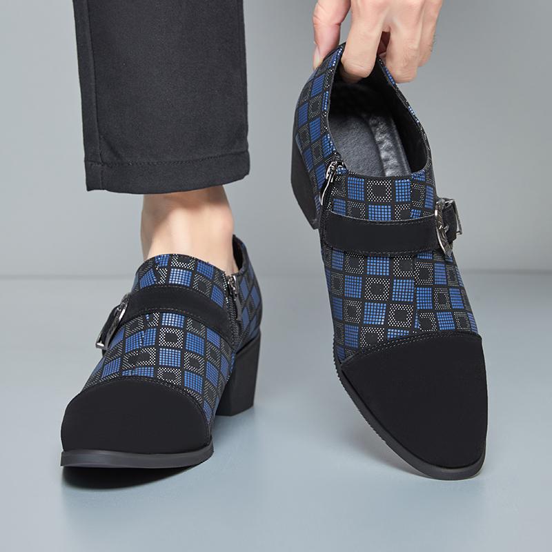 Mode Erhöhen 5.8CM High Heels Herren Formelle Schuhe Designer Luxus Business Lederschuhe Herren Oxfords Spitz Brautschuhe Mann