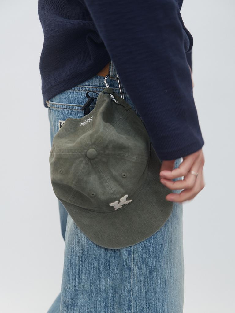Gijunmaen K Initial Cap Khaki
