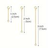 [Adjustable Extension Chain] 3pcs Adjustable Spring Clasp Extension Chain | DIY Bracelet Necklace Tail Chain