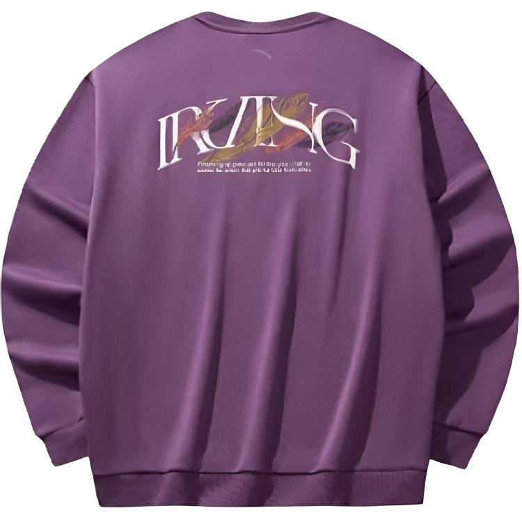 Anta Kyrie Series Basketball Loose Crew Neck Casual Pullover Letter Long Sleeve Sweatshirt Unisex Sweatshirt 172541711N-2