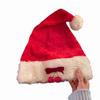 Red Cherry Bow Atmosphere Christmas Hat Winter Girl Black Plush Photo Prop