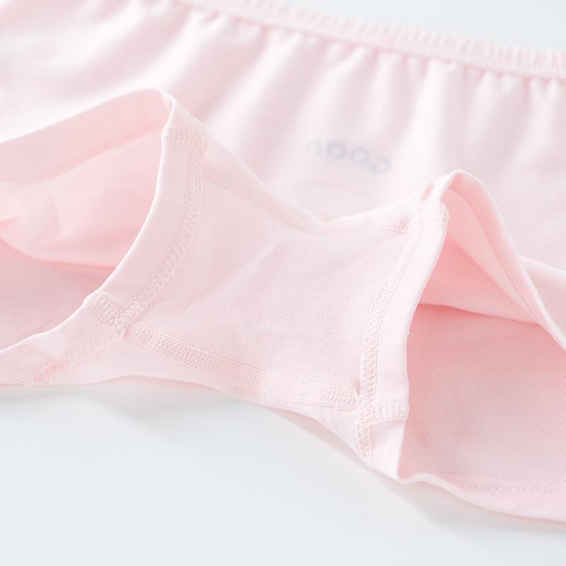 Pure Cotton Girls' Boxer Briefs - 4-Pack Cartoon Shorts for Toddlers & Kids (Ages 1-12)