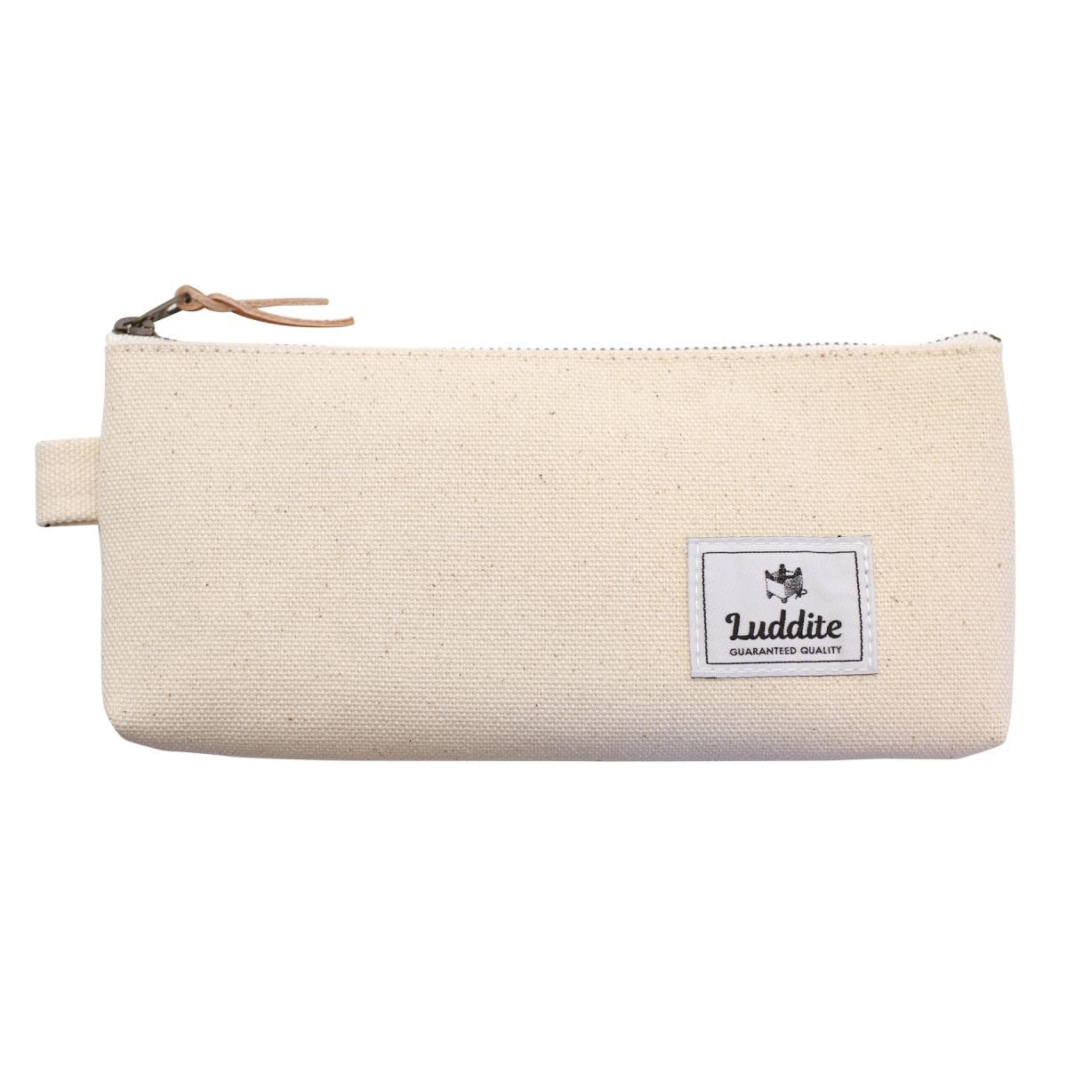 

Kurashiki Canvas Gusset Pen Case Natural Pen Case Pen Pouch LDH GPN 14