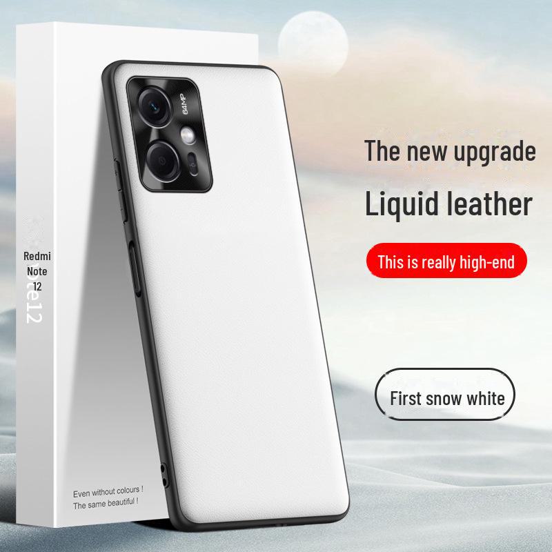 Redmi Note 12 Liquid Leather Phone Case - Anti-Fall & Anti-Fouling Protective Cover
