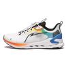 Li Ning Kids Trendy Comfortable Shock Absorption Rebound Low Top Running Shoes Kids Running Shoes White Blue Green YKFU056-7