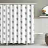 Bathroom Shower Curtain Waterproof Cute Frog Pattern Decor Washable Fabric Liner Vintage Farmhouse Style Home Textile