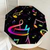 1PC music notesAutomatic Open/Close Umbrella with Windproof, 8-Rib Sturdy Canopy, Durable Ribs, Fashionable Design, Outdoor Accessory, Fun Prin, Holid
