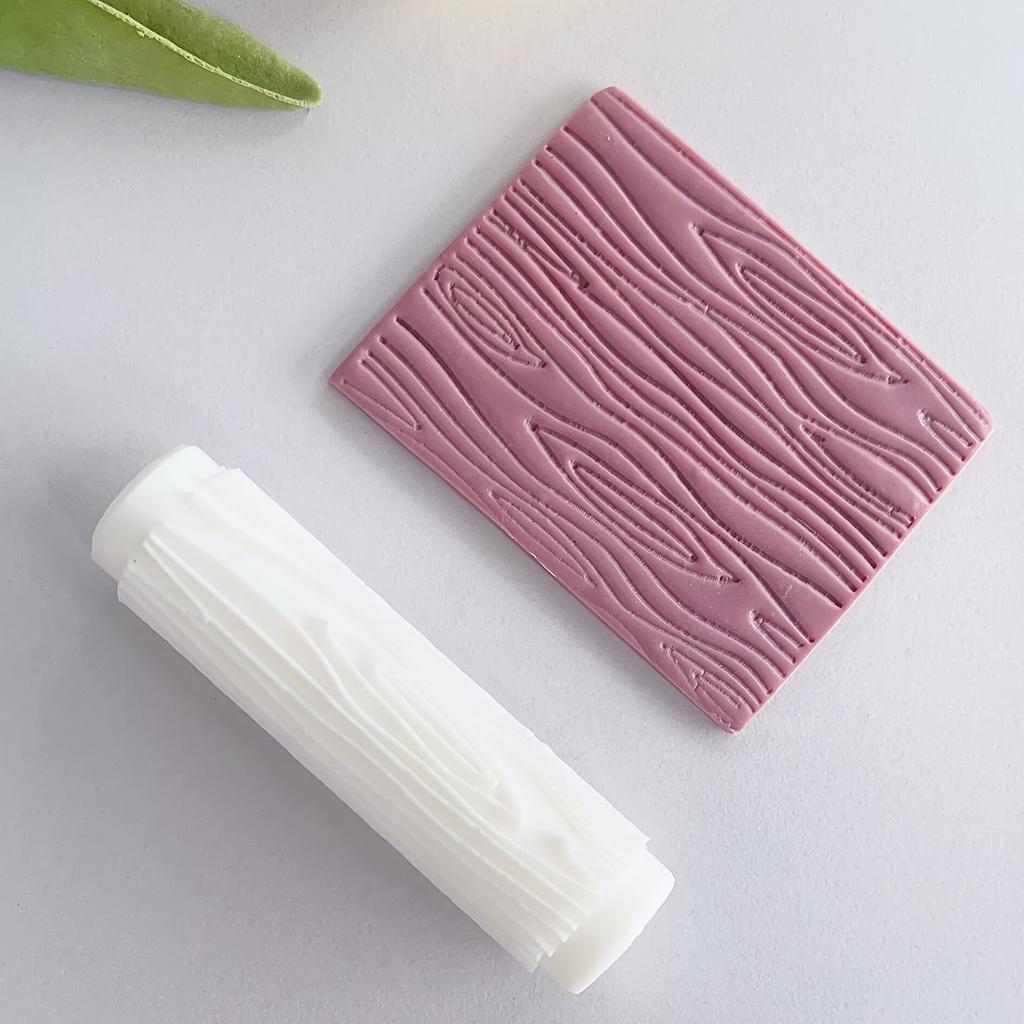 DIY Soft Clay Earring Mold Hand Embossing Roller for Creative Clay Jewelry Crafts Textured Handmade Tool YG347
