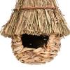 Handwoven Bamboo Bird Nest Shelter Small Birds Eco-Friendly Garden Decor Educational Craft