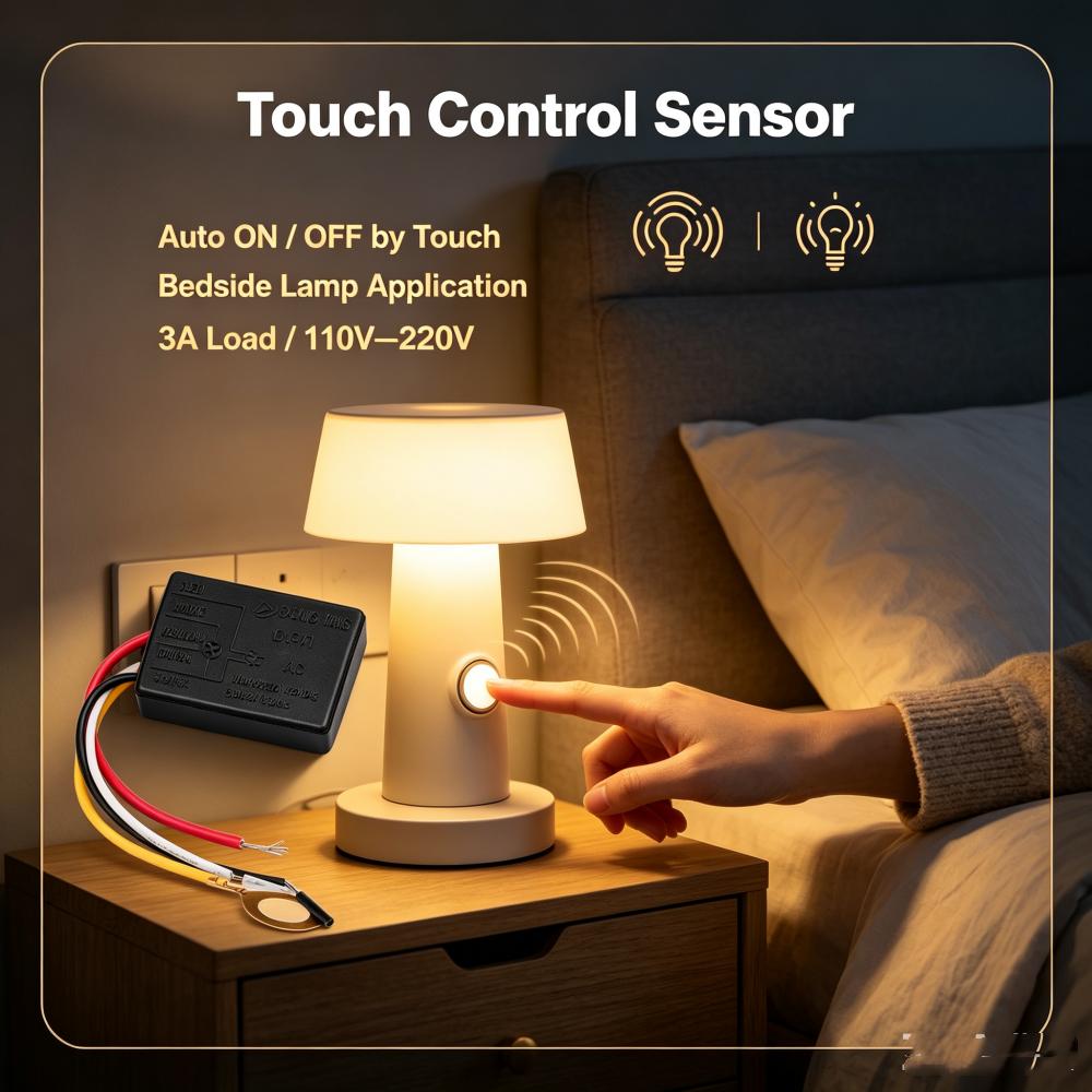 111V Touch Light Switch EMC Human Touch Anti-interference Dimmers Table Lamp Dimmer Control Module Sensor Home Improvement Tool