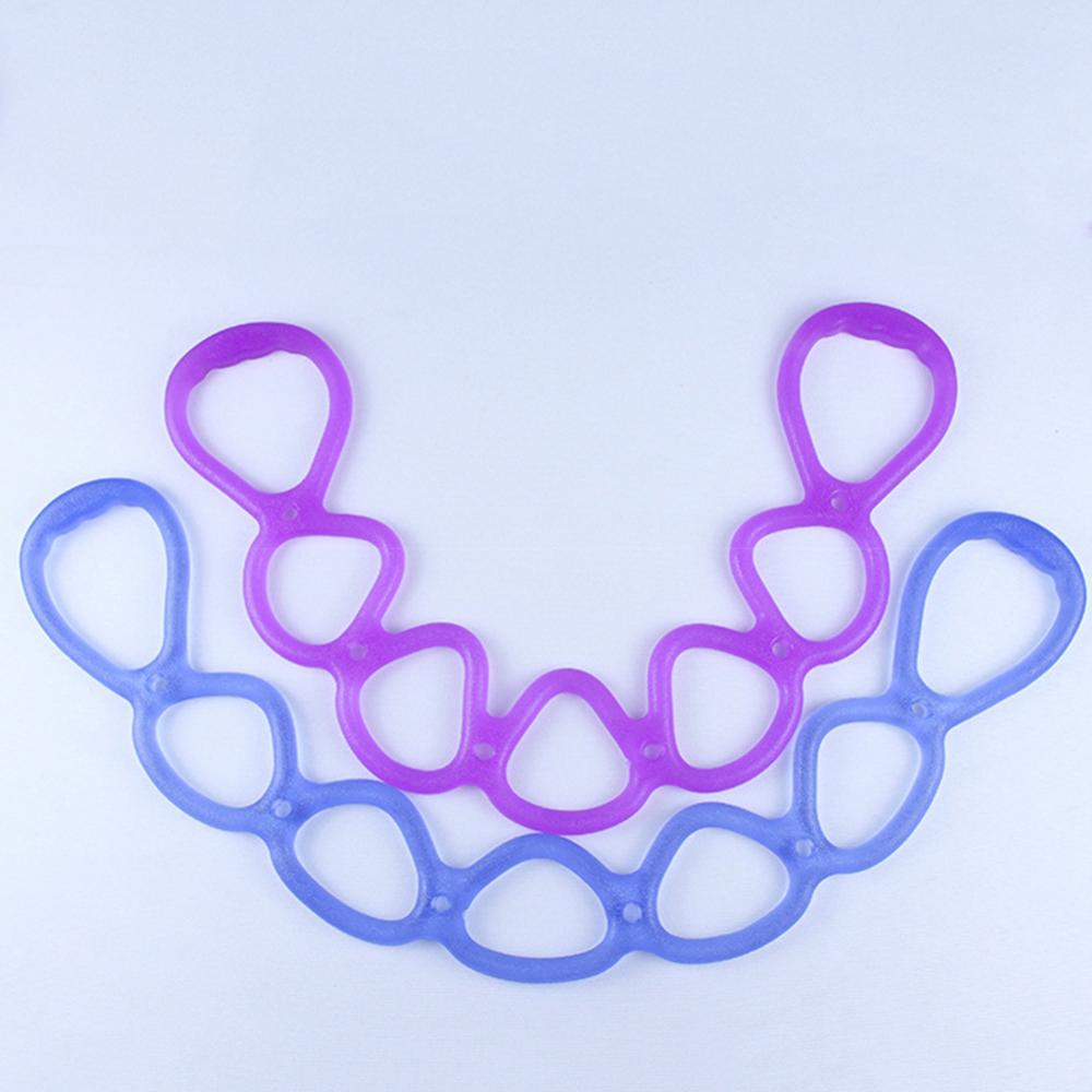 Pull Rope Resistance Band Elastic Training Gym 7 Holes Silicone Pilates Exercise Yoga Fitness Body Muscle Relaxation Home Tool
