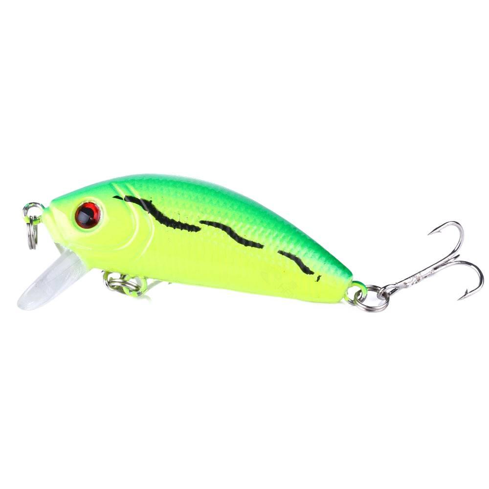 Bassangelköder Minnow5CM3.6GOberflächensystem10Hakenanzahl0.3-0.9MTief tauchender Mini-Hartköder