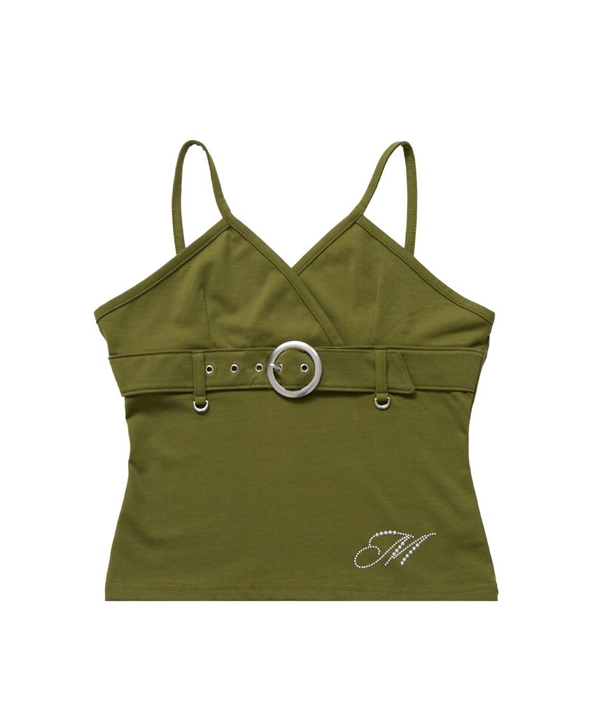 MINIMALPAIR Belted Sleeveless Olive