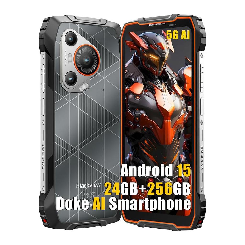 Blackview BL7000 5G 8GB 256GB Android 15 Robustní smartphone 6,78 palce 120HZ Mobilní telefon 7500mAh