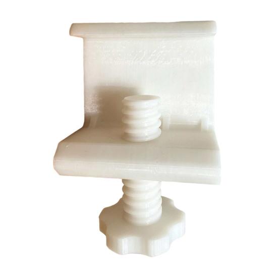 3D Printed Desk Clamp Cable Organizer Cord Holder with Multiple Slots Sturdy Wire