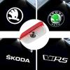 2 шт. Автомобільні дверні світлодіодні лампи-проектори тіні «Welcome» для Skoda VRS Fabia Octavia Roomster Superb Аксесуари