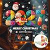 Christmas Ice Snowflake Window Stickers 2027 New Year Double Sided Same Color Peel & Stick Decals for Winter Home Decor