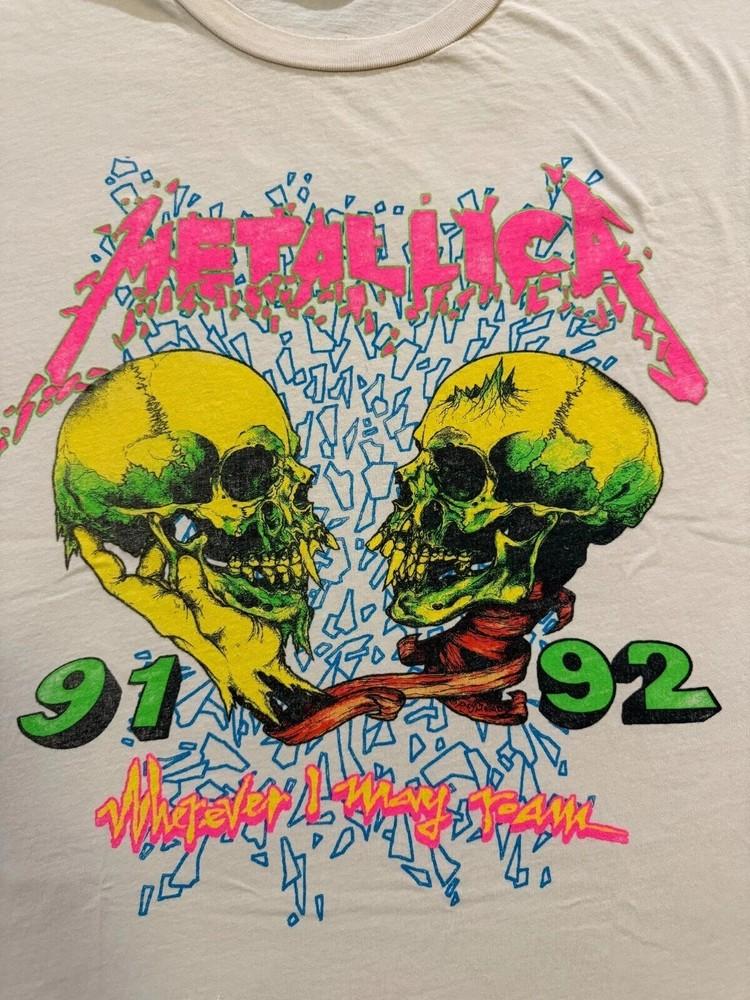 Винтажная футболка Metallica Wherever I May Roam Тур 1991–1992 S–4XL Унисекс S