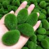 10PCS Artificial Green Moss Balls - Fake Stone Simulation Plants for Home Office Shop Window Plant Wall Decor