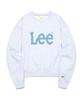 LEE Women Big Twitch Boucle Fleece Sweatshirt Light Gray
