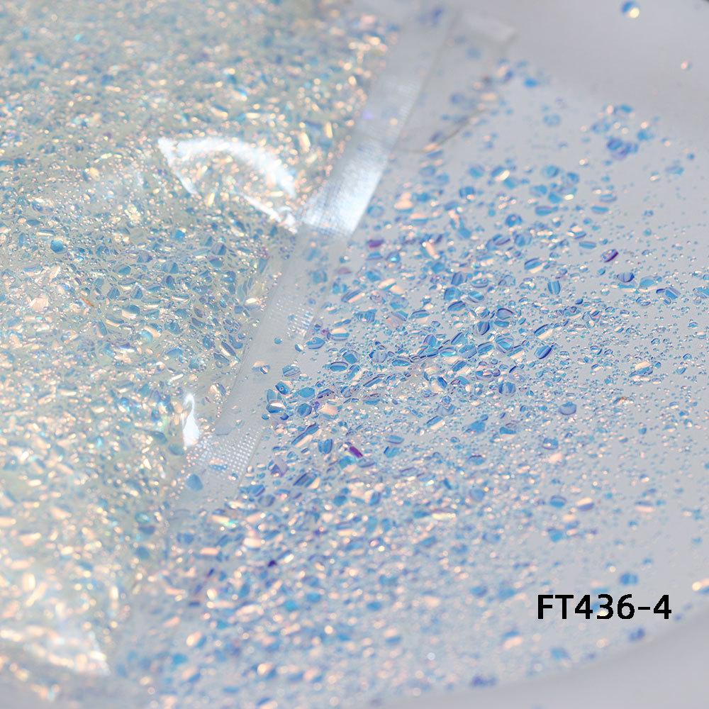 Super Flash Iridescent Nail Art Glitter: Ultra-Thin, Translucent, Resin Drip, Hemp Flowing, Oil-Filled Glitter