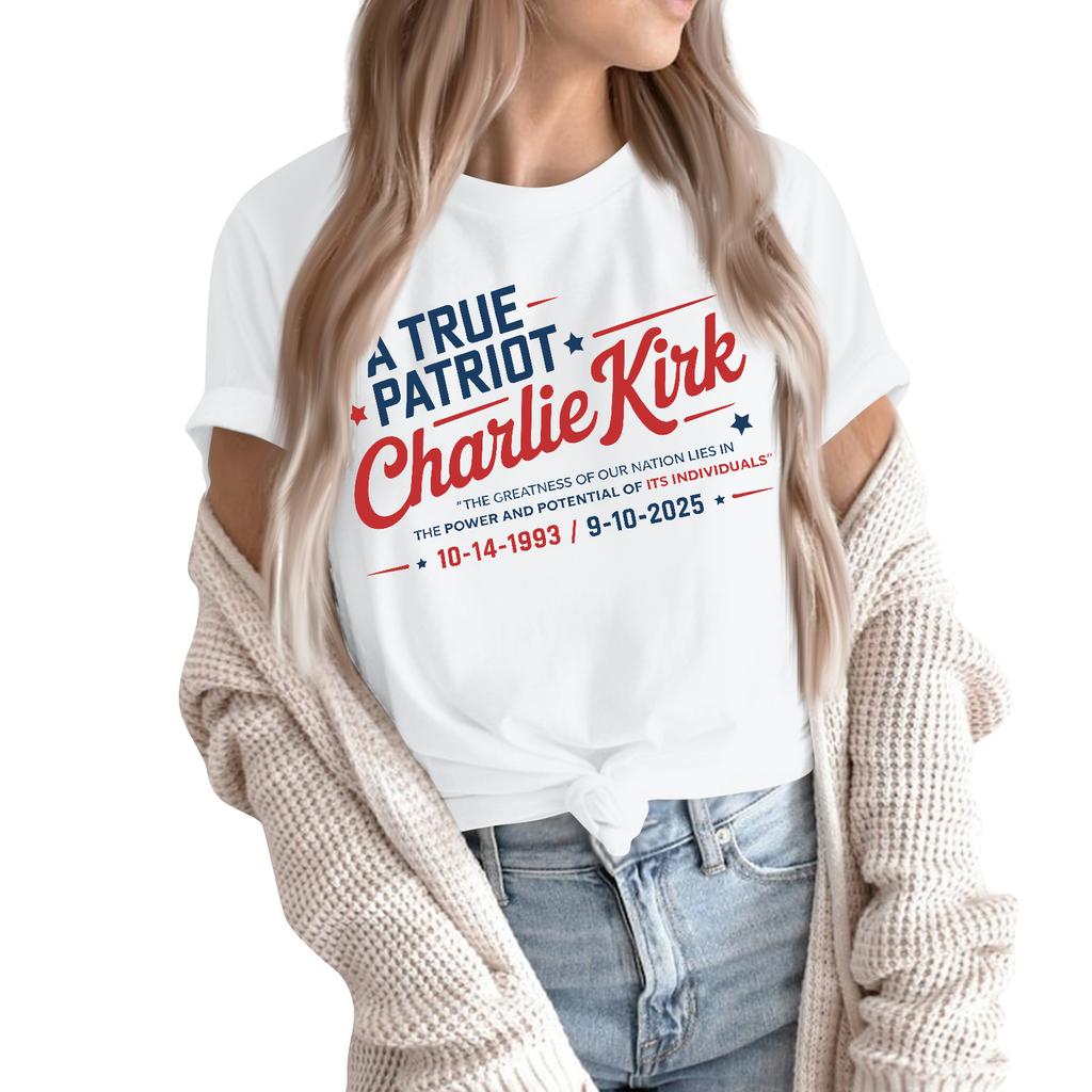 Women's Fashion Casual Printed Short Sleeve Round Neck Pullover Tops