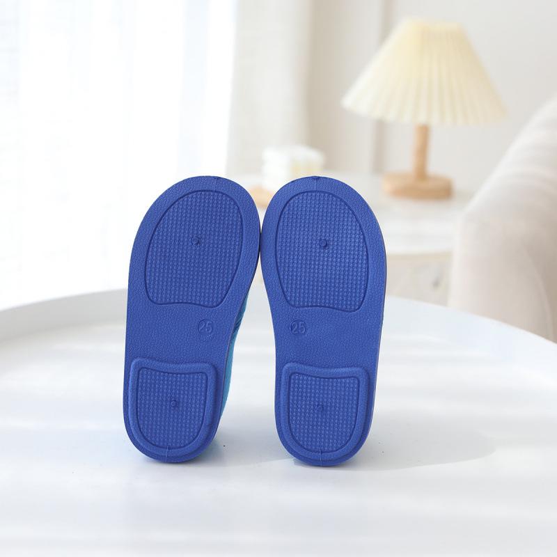 Cartoon-Haifisch-Kinder-Skateboard-Hausschuhe - Frühling/Herbst, Baumwolle, Geschlossene Ferse