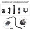 Professional Grade Adjustable Extension Rod With 1/4 Inch Thread For Photographers And Videographers