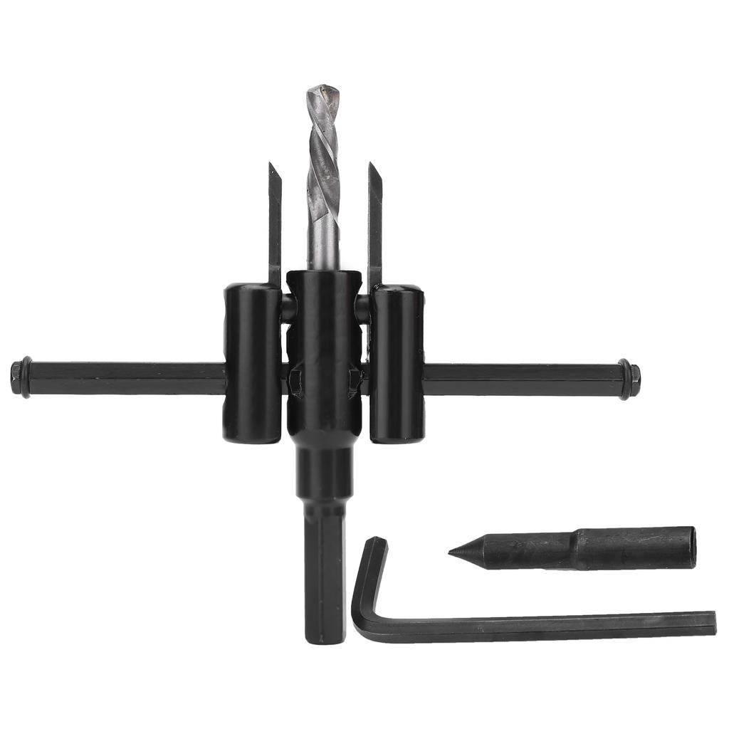Adjustable Hole Cutter Saw Kit Alloy Steel DIY Round Cutting for Wood Plastic Board30120mm