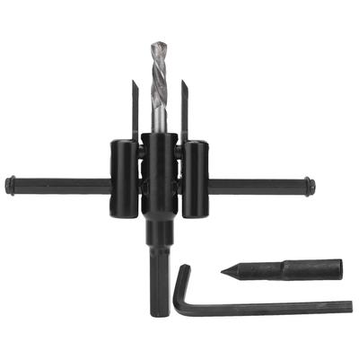 Adjustable Hole Cutter Saw Kit Alloy Steel DIY Round Cutting for Wood Plastic Board30120mm