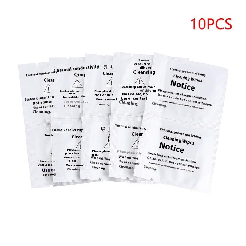 

10/20 шт. Средство для удаления термопасты без примесей Салфетки для очистки термопасты для радиатора ЦП/ГП