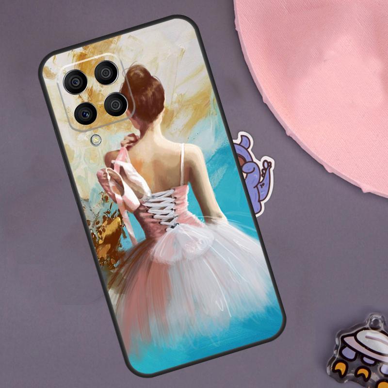 Ballet Ballerina Dancer Case For Samsung Galaxy M23 M33 M53 M13 M12 M32 M52 M55 M14 M34 M54 M20 M51 M21 M30s M31s