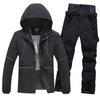 Couple's Ski Suit Set: Outdoor Winter Windproof, Waterproof, Warm, Breathable, Loose-fit for Single/Double Board Skiing.