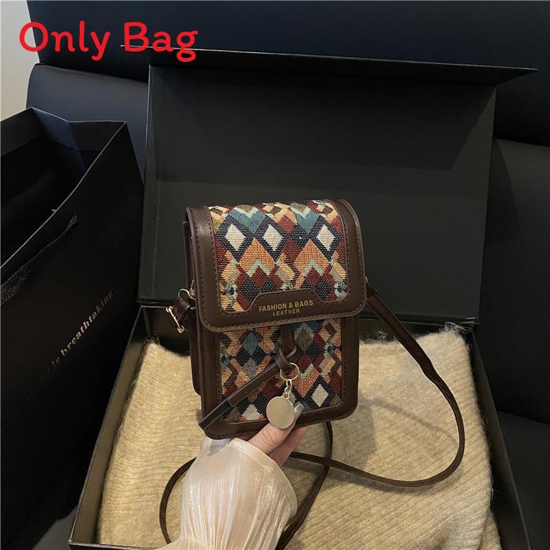 Vintage Small Square Bag With Pu Material For Daily Casual Wear