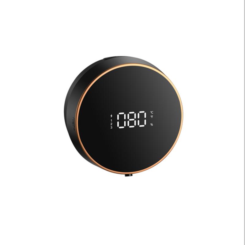 New Design Rechargeable Touchless Infrared Sensor Foam Automatic Soap Dispenser for Hotel Room and Office (Black,USB&3.7)