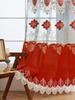 Elegant European Embroidered Floral Curtains High-End Finished Product for Living Room Bedroom Villa Luxury