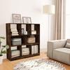 VidaXL Bibliothèque Chêne fumé 97,5x29,5x100 cm Bois d'ingénierie 826378